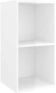 SHUMEE nástěnná bílá vysoký lesk 37 × 37 × 72 cm - Obývací stěna