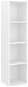 Obývacia stena SHUMEE nástenná biela 37 × 37 × 142,5 cm - Obývací stěna