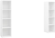 SHUMEE 2 ks bílá 142,5 × 35 × 36,5 cm - Obývací stěna