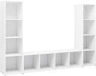 SHUMEE 3 ks bílá 142,5 × 35 × 36,5 cm - Obývací stěna