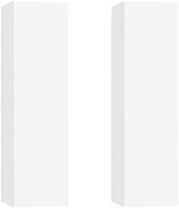 SHUMEE 2 ks biela 30,5 × 30 × 110 cm - Skrinka