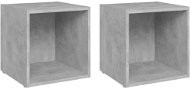 SHUMEE 2 ks betonově šedá, 37 × 35 × 37 cm  - Skříňka