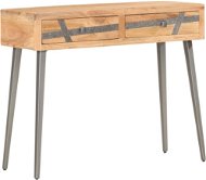 SHUMEE 90 × 30 × 75 cm masívne akáciové drevo - Konzolový stolík