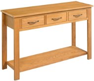 Konzolový stolík SHUMEE 110 × 35 × 75 cm masívne dubové drevo - Konzolový stolek