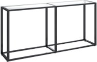 Konzolový stolek SHUMEE průhledný 160 × 35 × 75,5 cm tvrzené sklo - Konzolový stolek