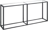 SHUMEE průhledný 180 × 35 × 75,5 cm tvrzené sklo - Konzolový stolek
