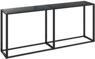 SHUMEE černý 180 × 35 × 75,5 cm tvrzené sklo - Console Table