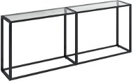 SHUMEE priehľadný 200 × 35 × 75,5 cm tvrdené sklo - Konzolový stolík
