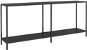 Konzolový stolík SHUMEE 2 čierny 180 × 35 × 75,5 cm tvrdené sklo - Konzolový stolek