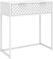 SHUMEE bílý 72 × 35 × 75 cm ocel - Console Table