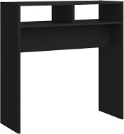 Konzolový stolík SHUMEE čierny 78 × 30 × 80 cm drevotrieska - Konzolový stolek