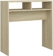 SHUMEE dub sonoma 78 × 30 × 80 cm drevotrieska - Konzolový stolík