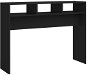 Konzolový stolík SHUMEE čierny 105 × 30 × 80 cm drevotrieska - Konzolový stolek