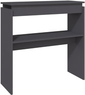 SHUMEE šedý 80 × 30 × 80 cm dřevotříska - Console Table