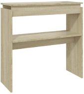 Konzolový stolek SHUMEE dub sonoma 80 × 30 × 80 cm dřevotříska - Konzolový stolek
