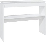 SHUMEE bílý 102 × 30 × 80 cm dřevotříska - Konzolový stolek