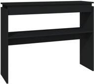 SHUMEE čierny 102 × 30 × 80 cm drevotrieska - Konzolový stolík