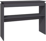 SHUMEE šedý 102 × 30 × 80 cm dřevotříska - Console Table