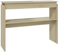 Konzolový stolík SHUMEE dub sonoma 102 × 30 × 80 cm drevotrieska - Konzolový stolek