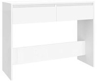 Konzolový stolík SHUMEE biely 100 × 35 × 76,5 cm drevotrieska - Konzolový stolek
