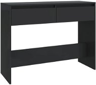 SHUMEE černý 100 × 35 × 76,5 cm dřevotříska - Konzolový stolek