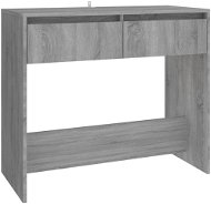 Konzolový stolík SHUMEE sivý, sonoma 89 × 41 × 76,5 cm oceľ - Konzolový stolek