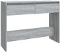 SHUMEE šedý sonoma 100 × 35 × 76,5 cm dřevotříska - Konzolový stolek