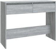 SHUMEE šedý sonoma 100 × 35 × 76,5 cm dřevotříska - Konzolový stolek