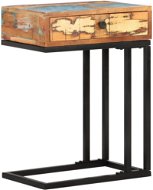 SHUMEE ve tvaru U 45 × 30 × 61 cm masivní recyklované dřevo - Odkládací stolek