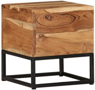 SHUMEE 30 × 30 × 33 cm masivní akáciové dřevo - Side Table