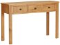 SHUMEE 110 × 40 × 75 cm masívne dubové drevo - Odkladací stolík