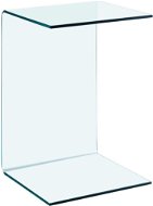 Odkladací stolík SHUMEE 40 × 40 × 60 cm tvrdené sklo - Odkládací stolek