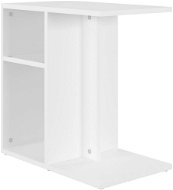 SHUMEE bílý 50 × 30 × 50 cm, dřevotříska - Odkládací stolek