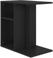 SHUMEE černý 50 × 30 × 50 cm, dřevotříska - Odkládací stolek
