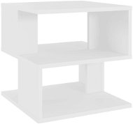 SHUMEE bílý 40 × 40 × 40 cm, dřevotříska - Odkládací stolek