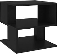 SHUMEE čierny 40 × 40 × 40 cm, drevotrieska - Odkladací stolík