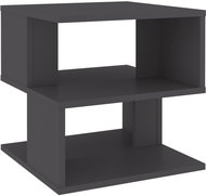 SHUMEE šedý 40 × 40 × 40 cm, dřevotříska - Side Table