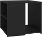 SHUMEE černý 50 × 50 × 45 cm, dřevotříska - Odkládací stolek