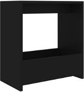 SHUMEE černý 50 × 26 × 50 cm, dřevotříska - Odkládací stolek