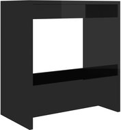 SHUMEE černý s vysokým leskem 50 × 26 × 50 cm, dřevotříska - Side Table
