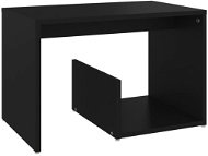 SHUMEE čierny 59 × 36 × 38 cm, drevotrieska - Odkladací stolík