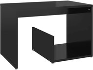 SHUMEE černý s vysokým leskem 59 × 36 × 38 cm, dřevotříska - Side Table