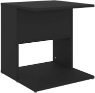 SHUMEE čierny 45 × 45 × 48 cm, drevotrieska - Odkladací stolík