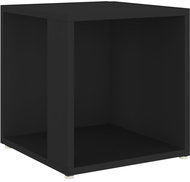 SHUMEE černý 33 × 33 × 34,5 cm, dřevotříska - Side Table