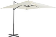 Cantilever Parasol with Aluminium Rod 250 x 250cm Sand - Sun Umbrella