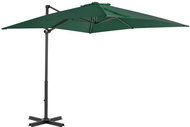 Cantilever Parasol with Aluminium Rod 250 x 250cm Green - Sun Umbrella