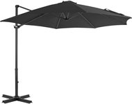 Cantilever Parasol with Aluminium Rod 300cm Anthracite - Sun Umbrella