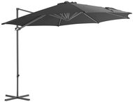 Cantilever Parasol with Steel Rod 300cm Anthracite - Sun Umbrella