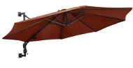 Wall Umbrella with Metal Rod 300cm Brick - Sun Umbrella