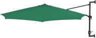 Wall Umbrella with Metal Rod 300cm Green - Sun Umbrella